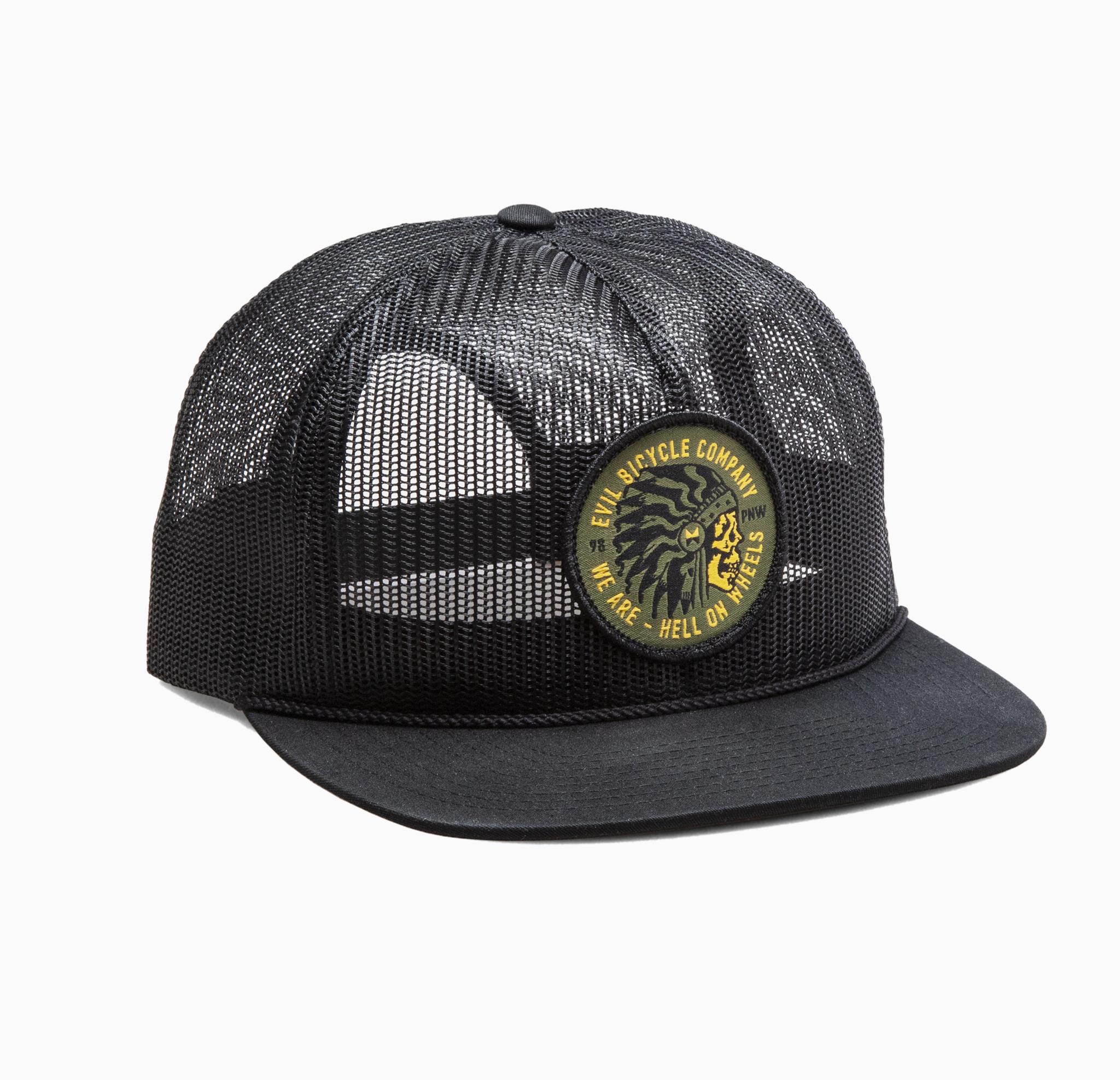 Hell On Wheels Mesh Trucker Snapback Cap - Image 3