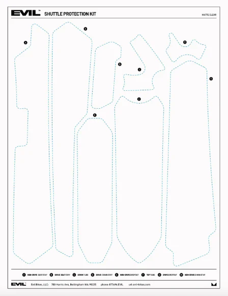 SHUTTLE PROTECTION KIT - MATTE CLEAR - Image 2